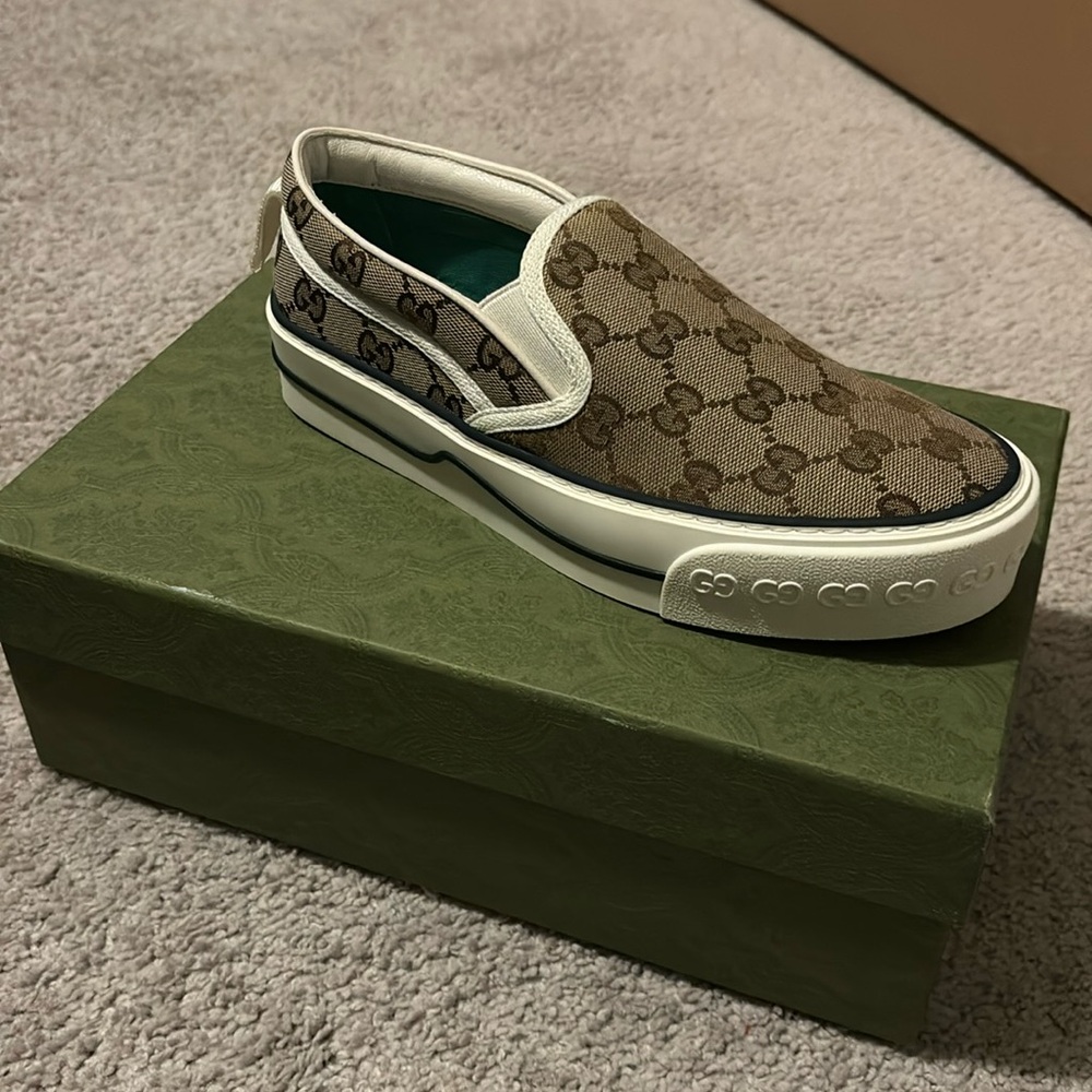 Gucci Tennis 1977 slip on Sz 37+